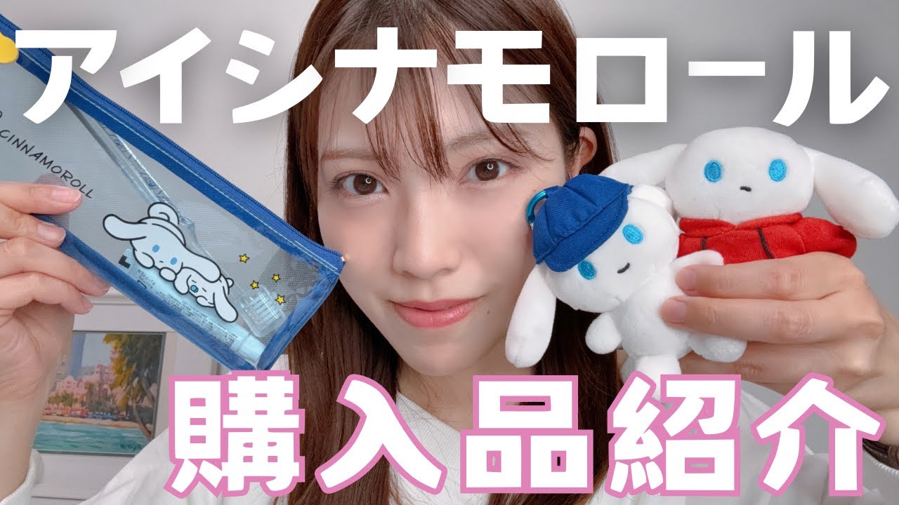 サンリオグッツ購入品】アイシナモロールとシナモン🩵ぬいぐるみ