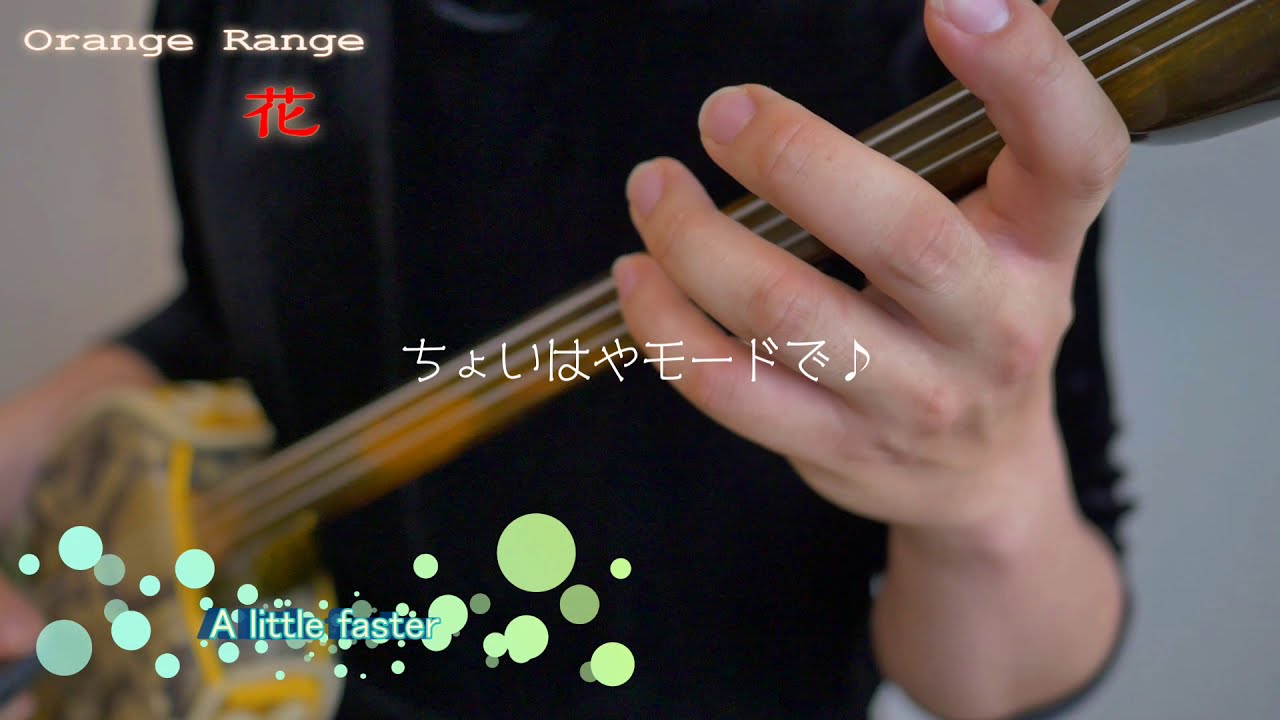 花【沖縄三線 工工四付き】本調子CFC - YouTube