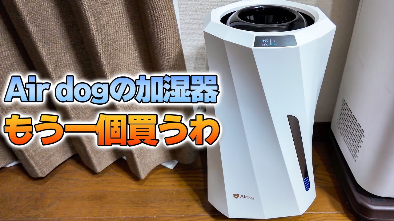 エアドッグの加湿器買ったらもう一つ欲しくなった！【Air dog moi