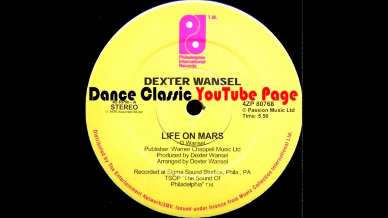 Dexter Wansel - Life On Mars (Extended) - YouTube