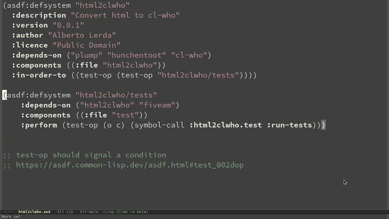 Unit Tests and CI with Common Lisp and Github Actions - YouTube