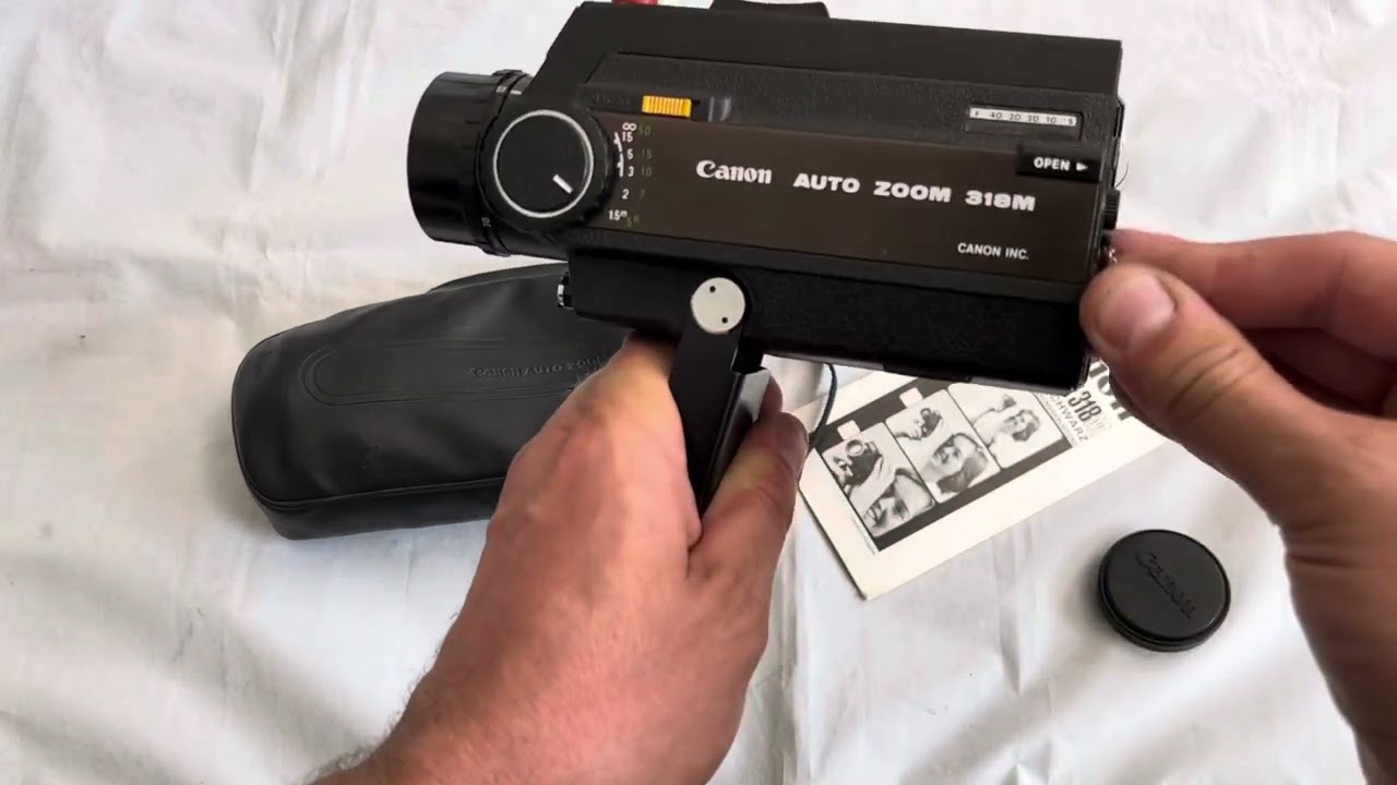Canon 318M film testing | Working super 8 camera | For sale + free