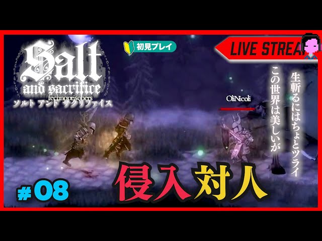 お試し侵入&神秘の司と、さらに先の沼地で出てきたものとは「Salt and