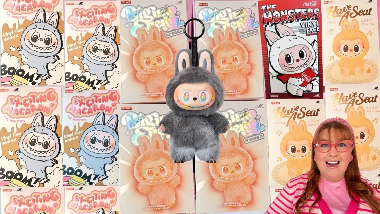 💜 The HUGE LABUBU Unboxing: Big into Energy! Exciting Macaron