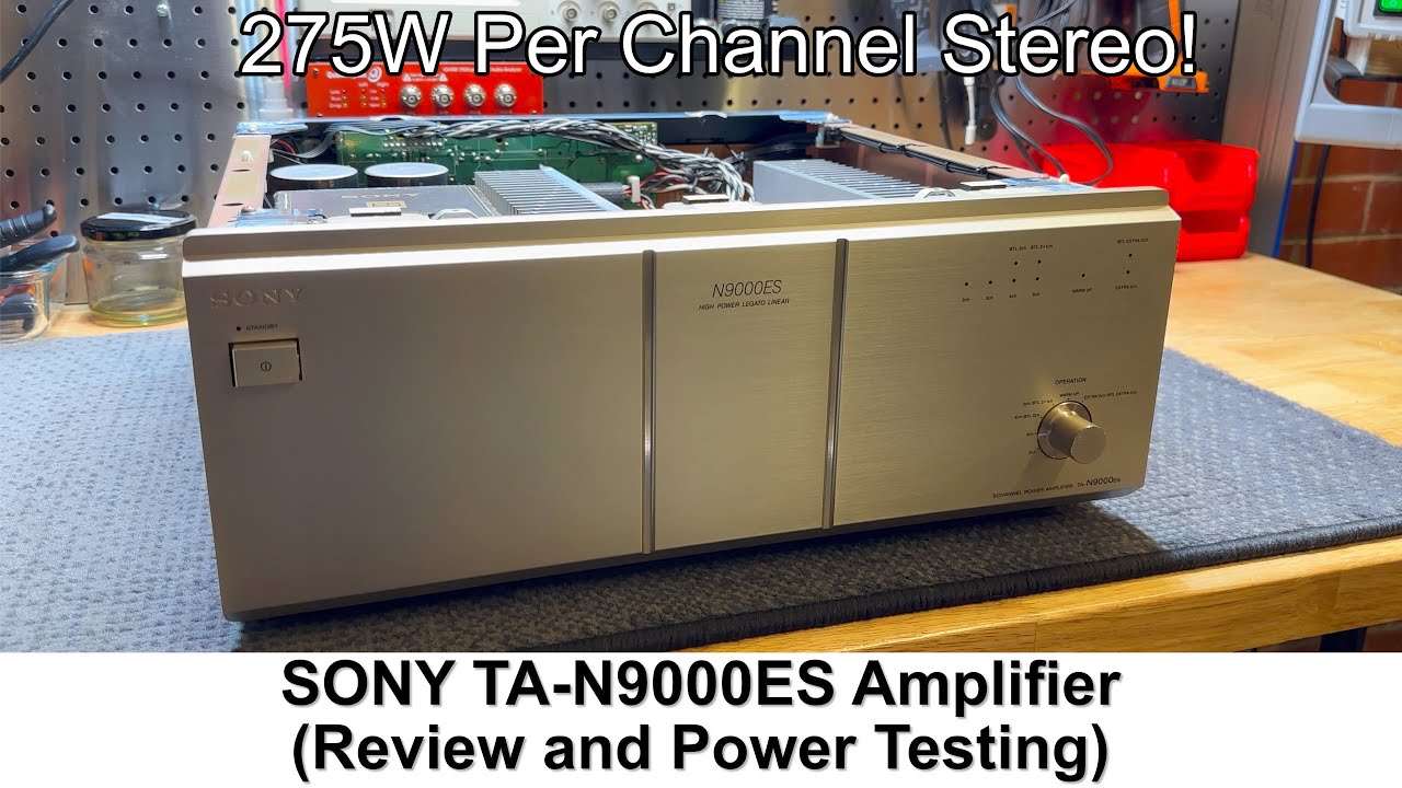 SONY TA-N9000ES Amplifier (Audiophile Hidden Gem?) - YouTube