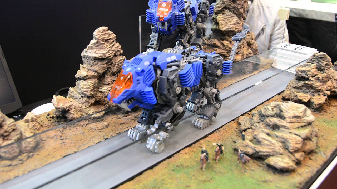 マスターピースゾイド「MPZ-01シールドライガー」ワンフェスデモ - YouTube