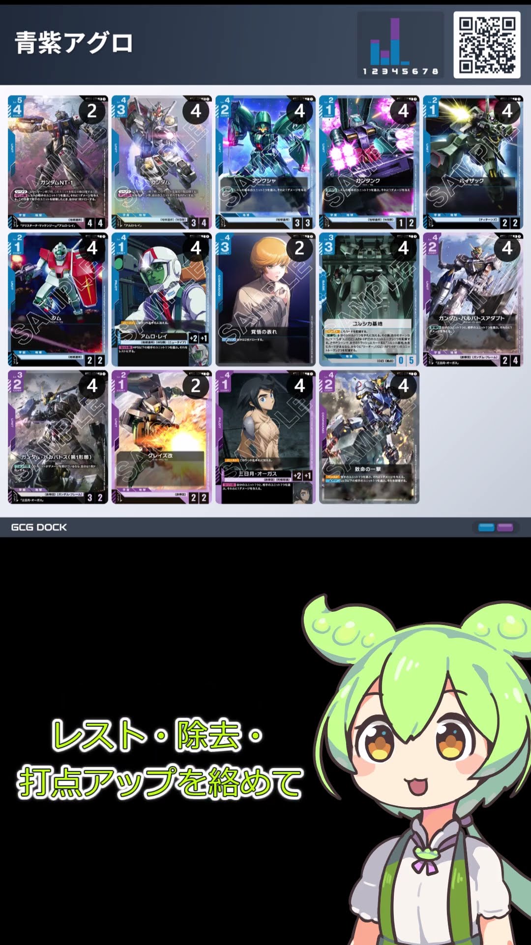 GCG】青紫アグロデッキ紹介 【これなら勝てる】#ガンダムカードゲーム