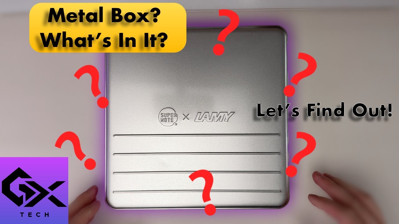 Crystal Clear Thinking: Supernote x LAMY Special Edition Unboxing