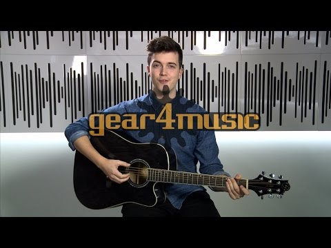 Greg Bennett D-4CE Electro Acoustic Guitar - YouTube