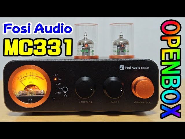 Fosi Audio MC331 真空管プリメインヘッドホンアンプ OPENBOX - YouTube