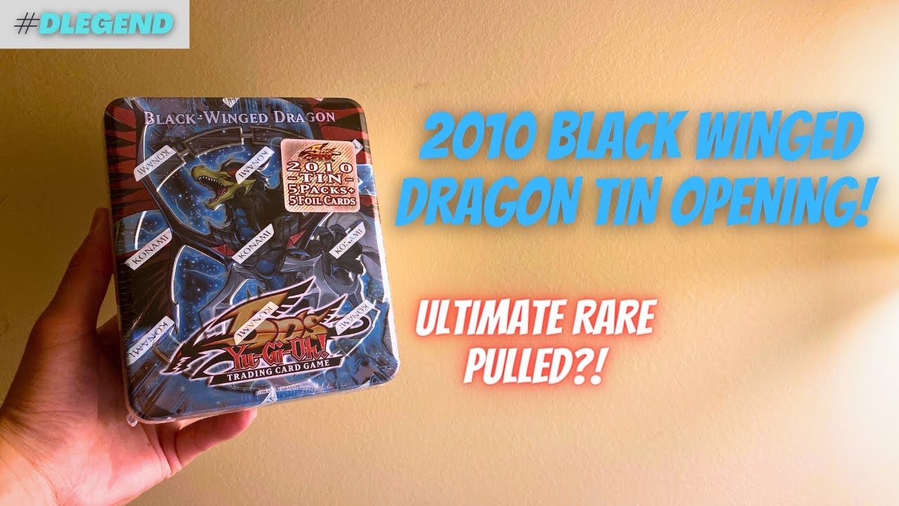 Opening a 2010 5DS Black Winged Dragon Tin! Signer Dragons and
