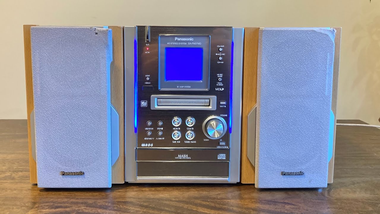 Is this Mini Disc Hifi From The Early 2000's Retro Yet? SA-PM37MD