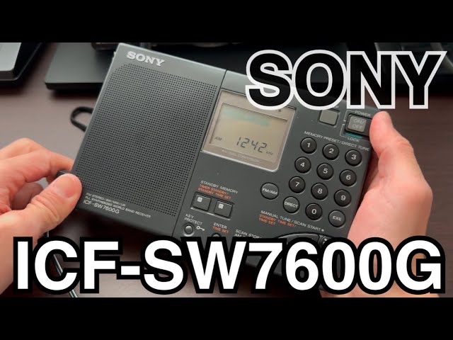 SONY ICF-SW7600G 〜BCLラジオ 思い出の1台〜。 - YouTube
