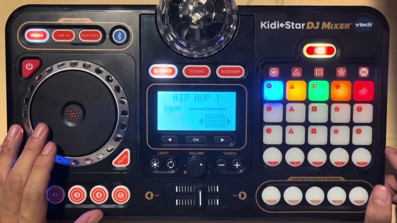 コストコで発見 したDJ機材Kidi Star DJ MIXER Vteck レビュー - YouTube