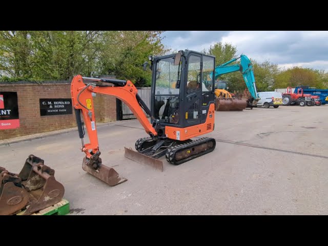 HITACHI ZX19 EXCAVATOR WALKAROUND VIDEO - YouTube