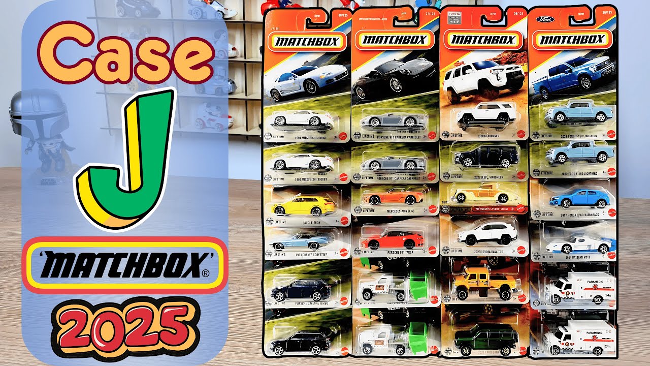 Unboxing Matchbox 2025 Case J Mix 9 - YouTube
