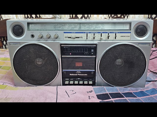 National panasonic# 4-band radio #cassette recorder RX-5080 # +