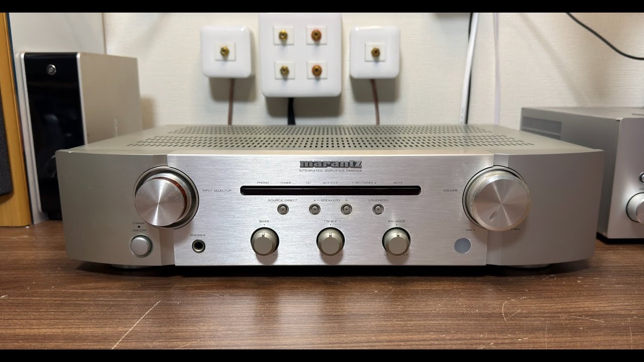 雑談しながらジャンクのアンプをメンテ marantz PM5004 メンテナンス