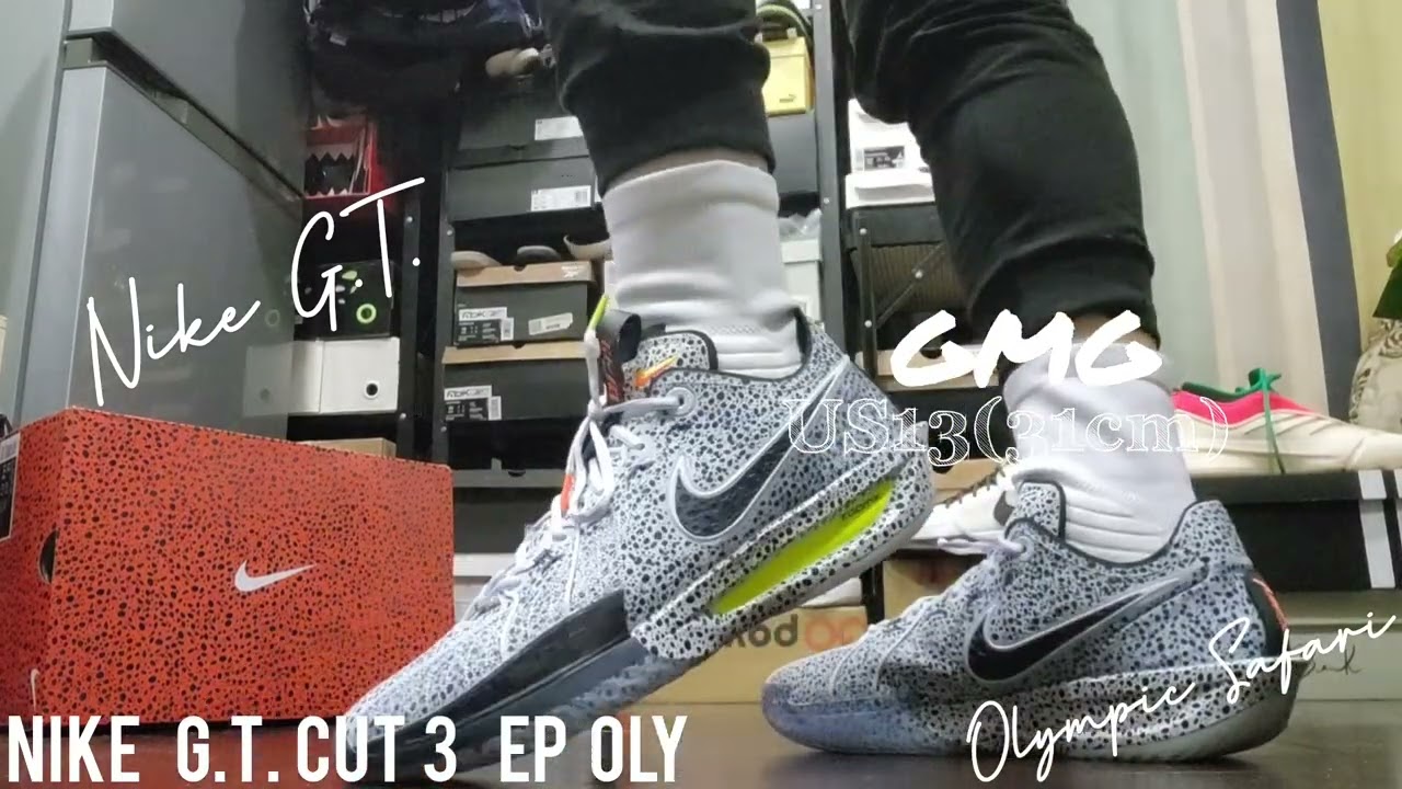 Nike G.T. Cut 3 EP OLY - Olympic Safari - 2024 - On Feet - GARY|笙
