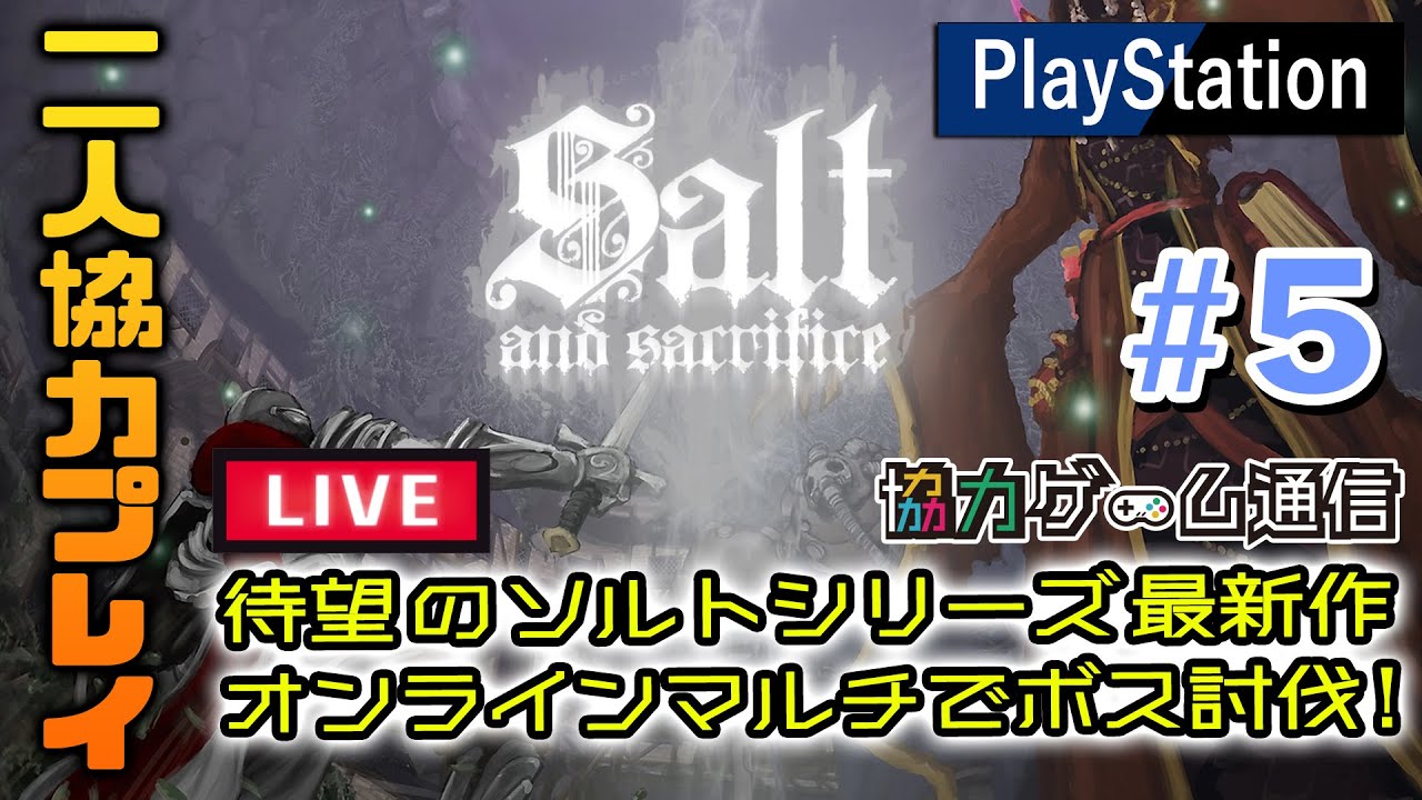 ソルト アンド サクリファイス」をオンライン協力プレイで進めていき