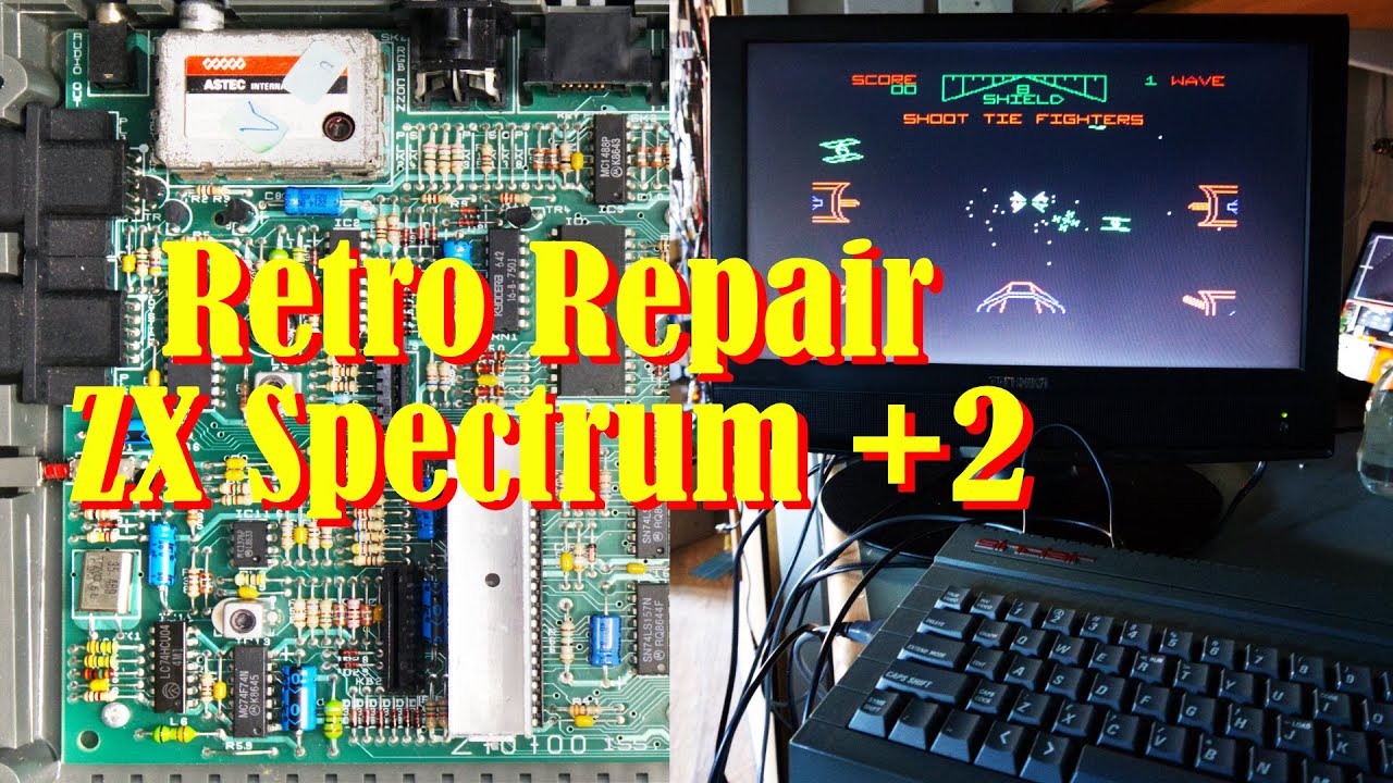 Retro Computer Repair: Bringing A ZX Spectrum +2 Back to Life
