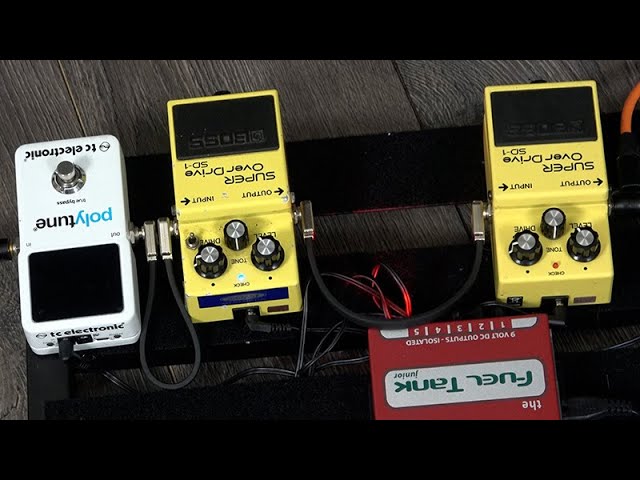 Boss SD1 & Keeley Modded SD1 comparison - YouTube