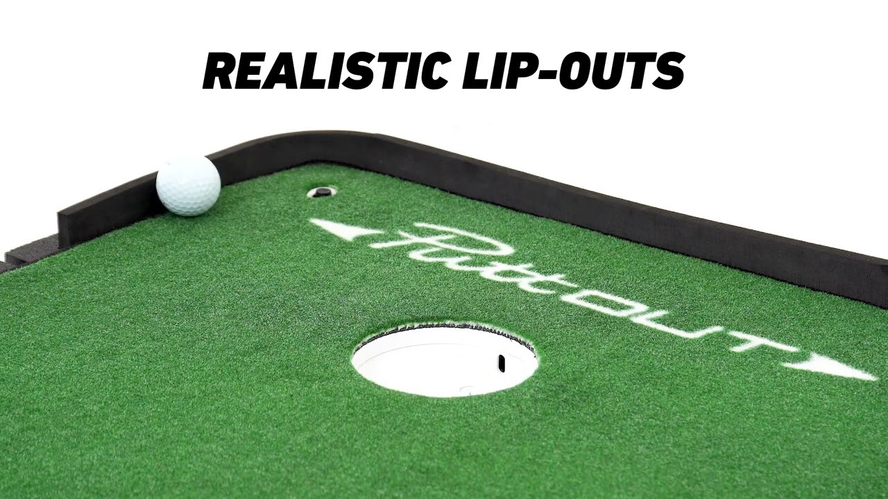 PuttOUT AirBreak Golf Putting Mat - YouTube