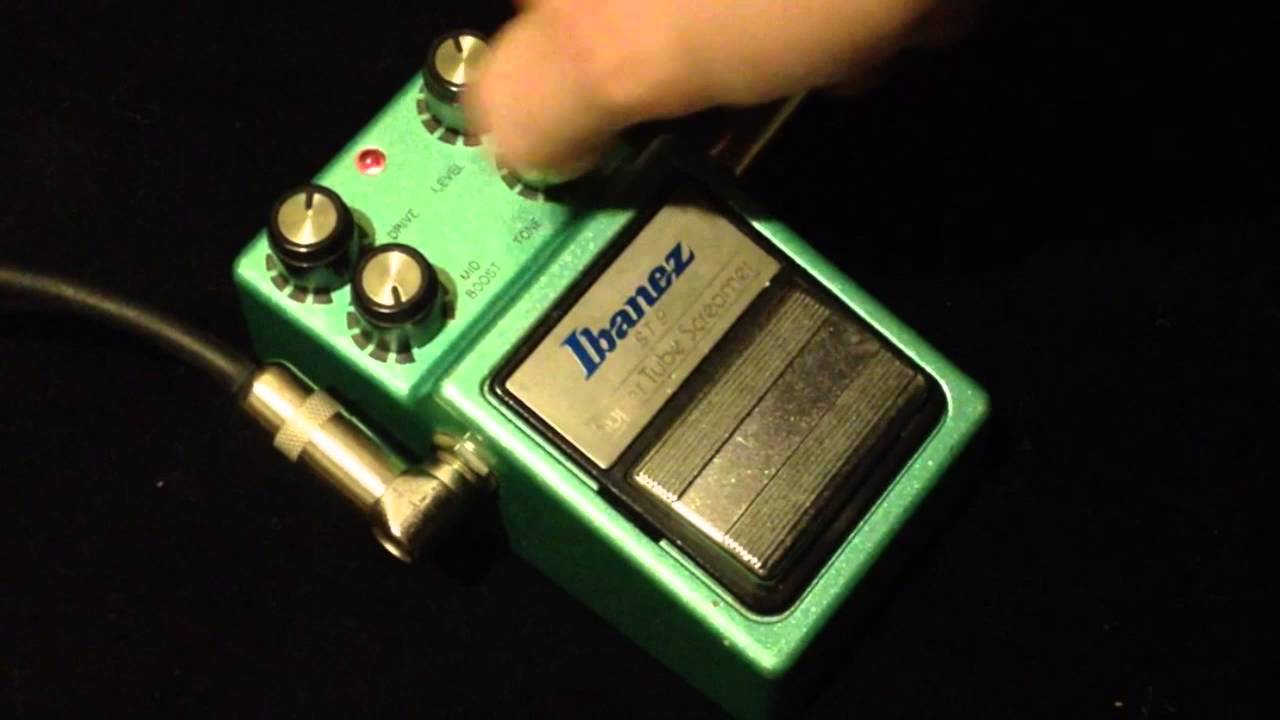 Ibanez ST-9 Super Tube Screamer Overdrive Pedal Demo - YouTube