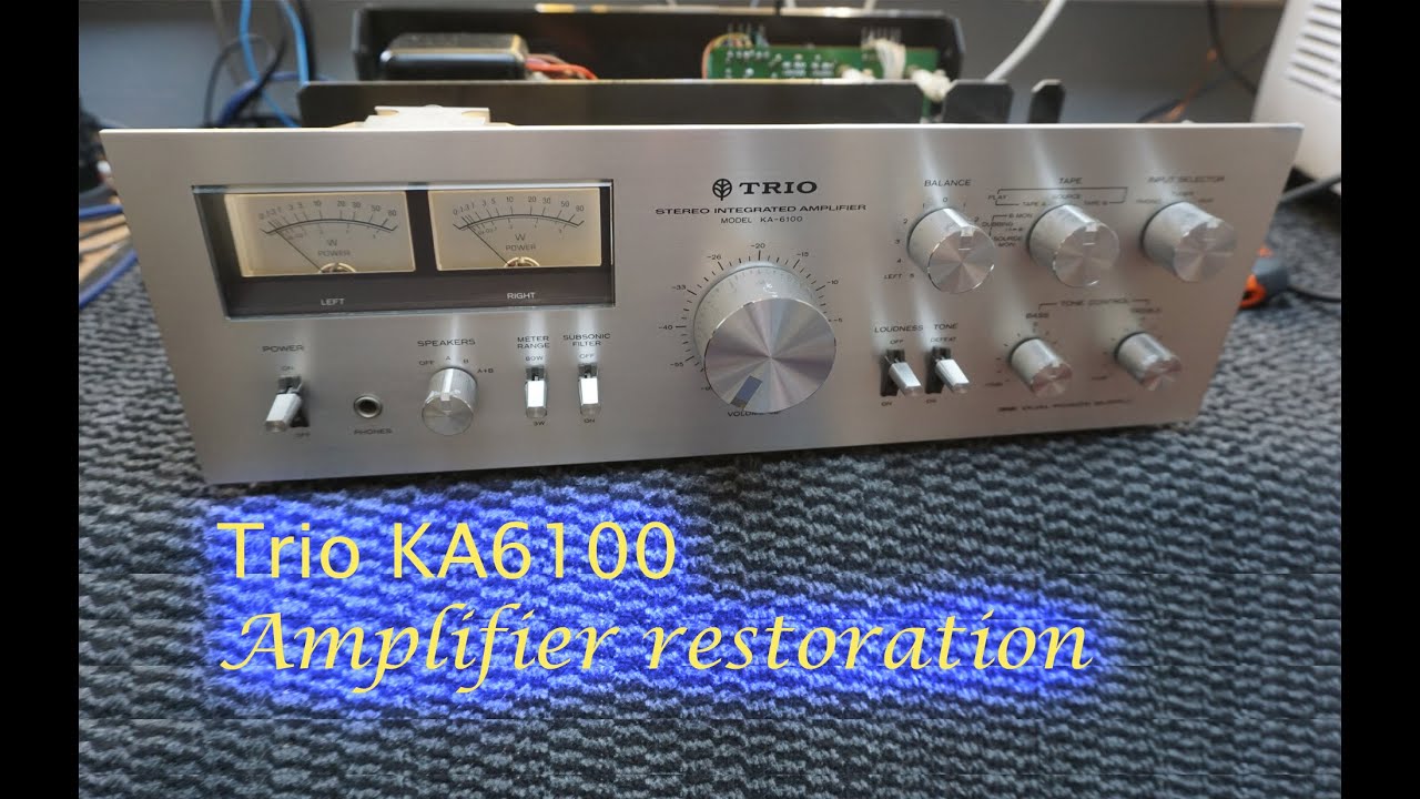 Trio KA6100 restoration - YouTube
