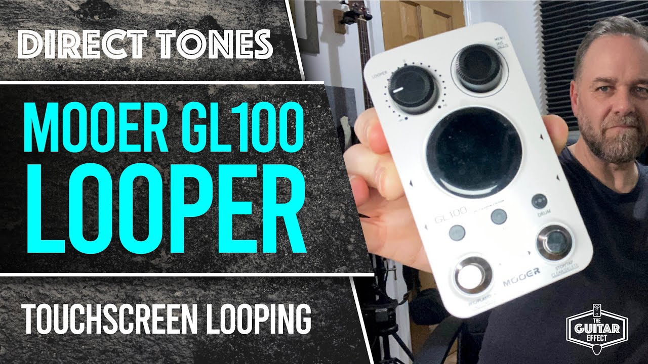 Mooer GL100 looper. Comprehensive looping with touchscreen control
