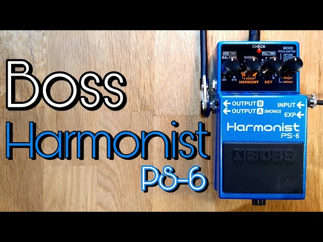 Boss Harmonist PS-6 - YouTube
