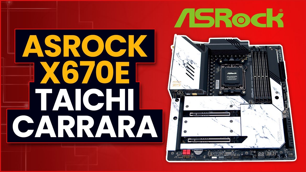 ASRock X670E Taichi Carrara Overview - YouTube