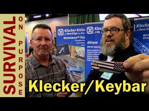 Klecker Knives Stowaway Tools Key Bar - Blade Show 2017 - YouTube