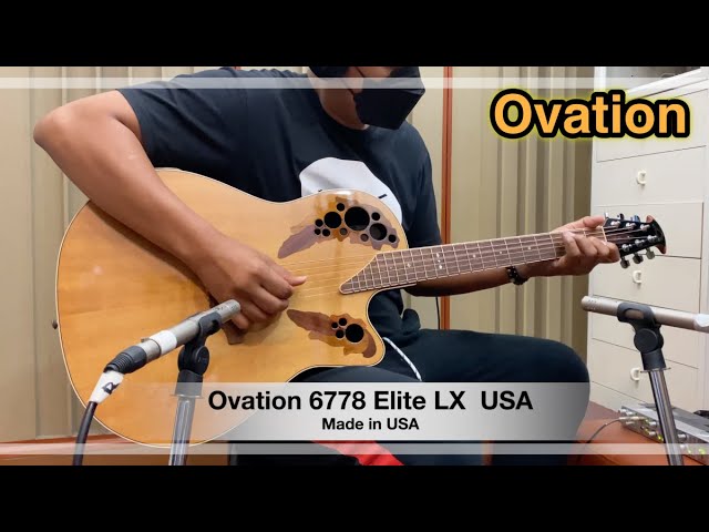 Ovation 6778 Elite LX USA - YouTube