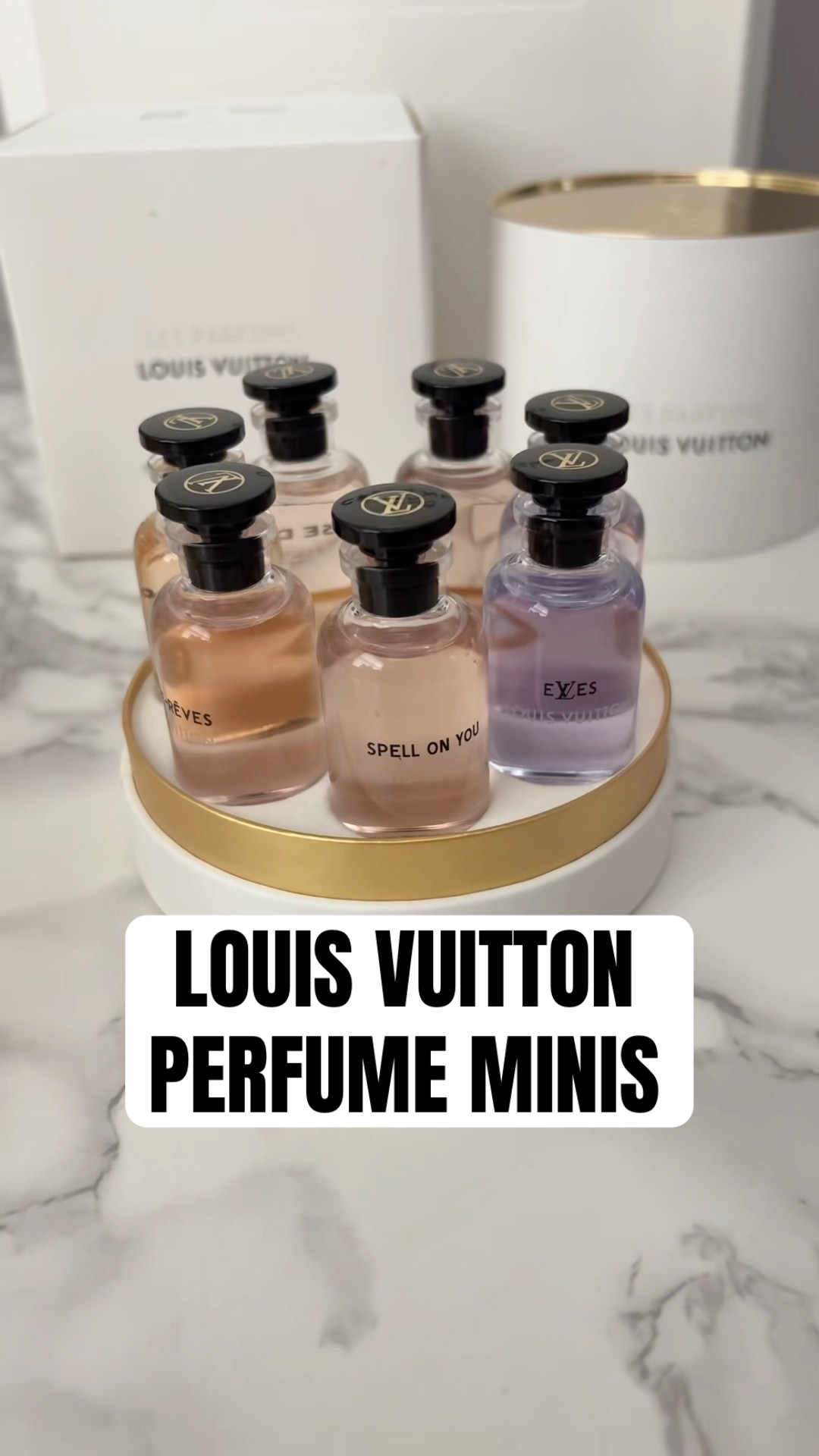 NEW LOUIS VUITTON FRAGRANCE MINIATURES SET *UPDATED* - YouTube