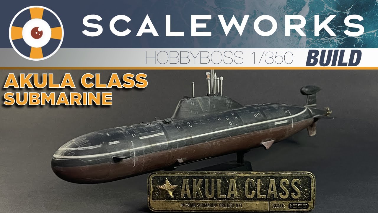 Akula Class SSN 1/350 スケールモデルキット