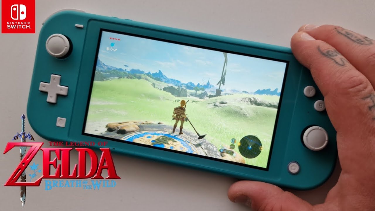 The Legend of Zelda Breath of The Wild Nintendo Switch Lite