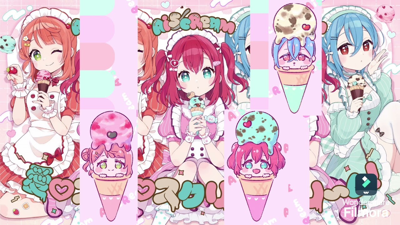 愛♡スクリーム! AiScReam (黒澤ルビィ, 上原歩夢 and 若菜四季
