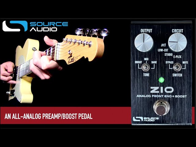 Source Audio ZIO Analog Front End + Boost - YouTube