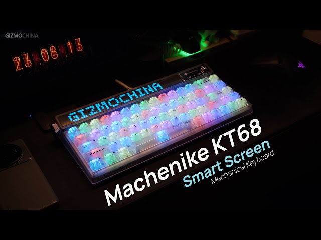 MACHENIKE KT68 Smart Screen mechanical keyboard Review: A Typing