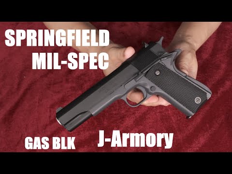 絶版・SPRINGFIELD MIL-SPEC マグナBLK / J-Armory - YouTube