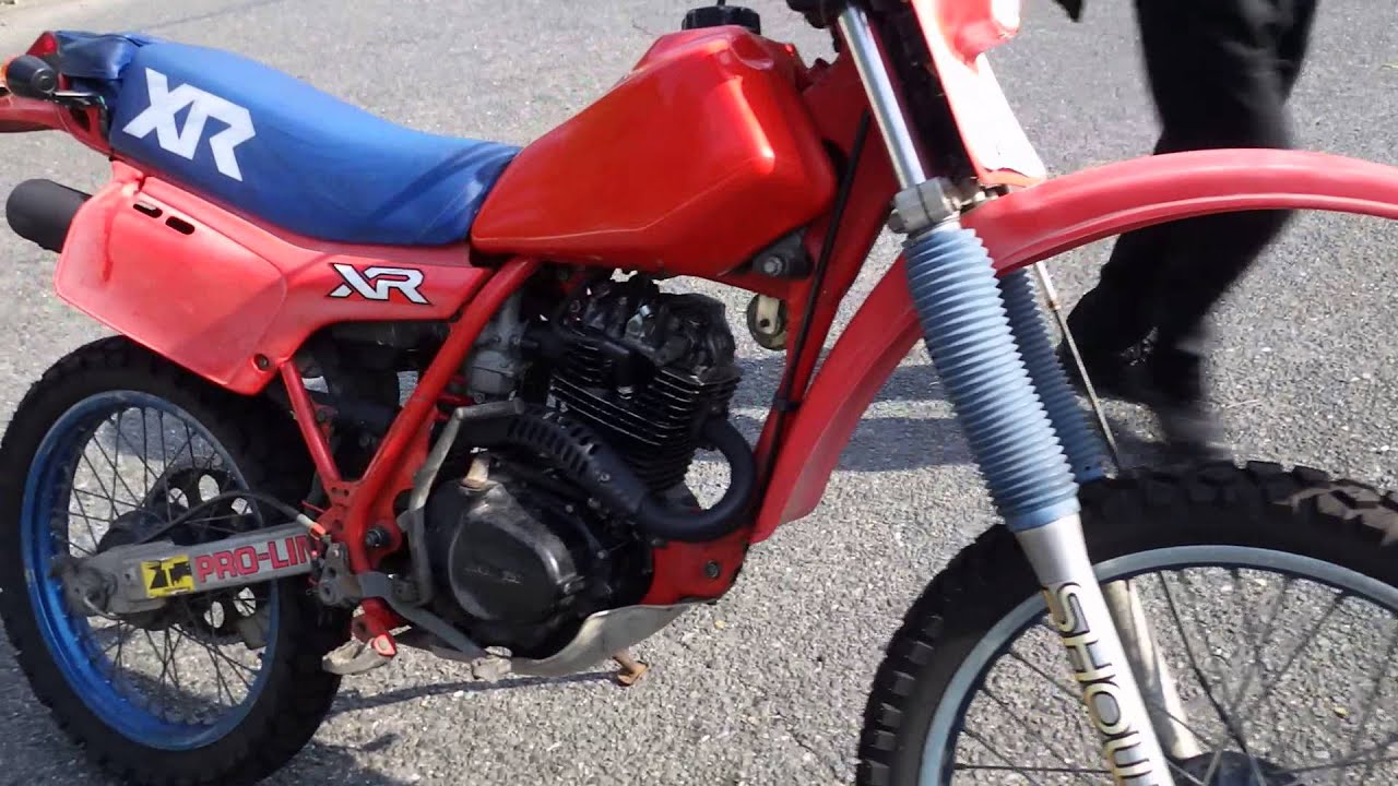 HONDA XR200R - YouTube