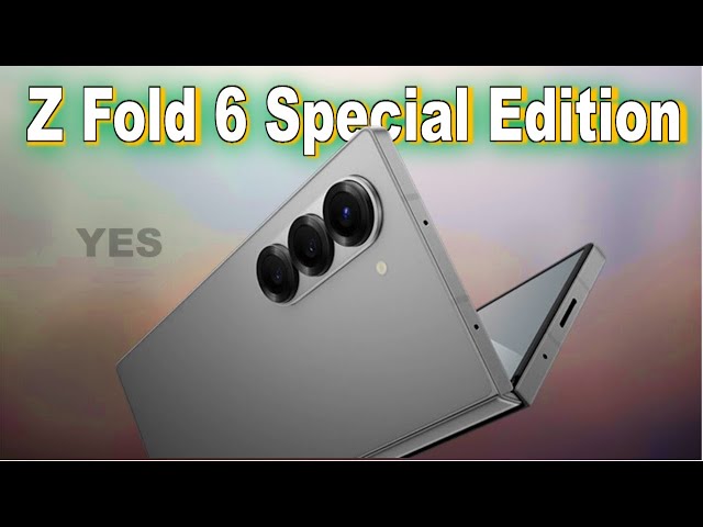 z fold 6 Samsung Galaxy Special Edition - This Is Mind-Blowing