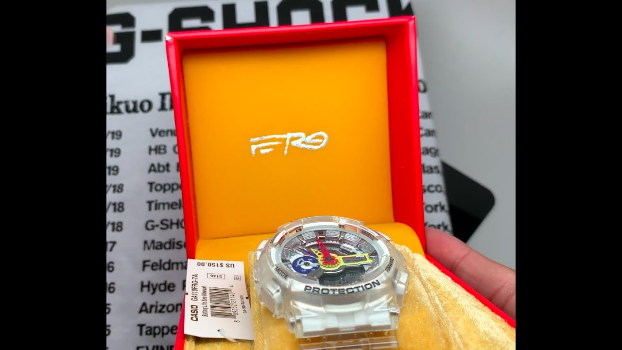 G-shock A$AP FERG Collaborative Limited Edition Casio Watch Review