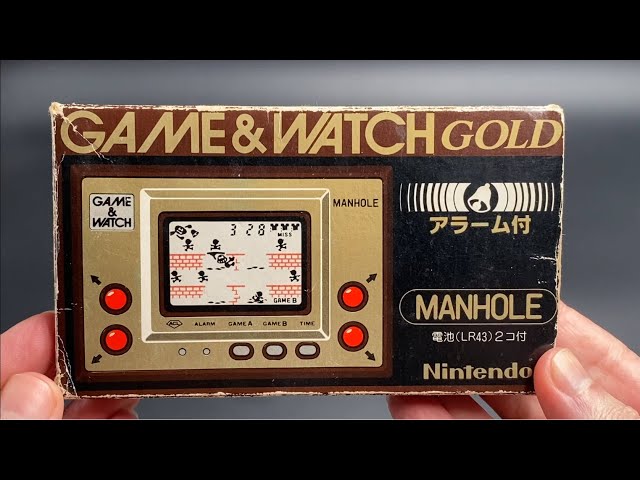 Nintendo Game & Watch - Manhole (MH-06) Unboxing and Gameplay