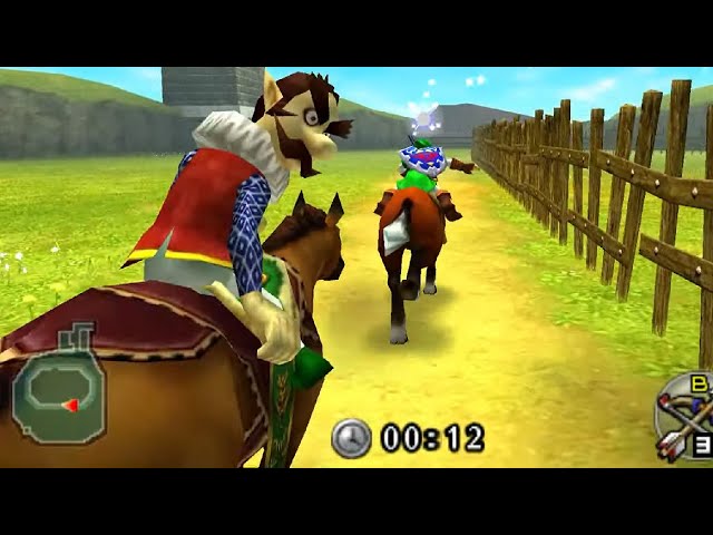 ゼルダの伝説 時のオカリナ 3D 賭けレース - YouTube