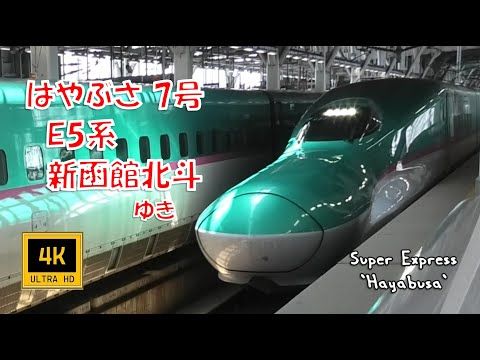 北海道新幹線 はやぶさ7号 E5系 新函館北斗ゆき(車窓) Hokkaido