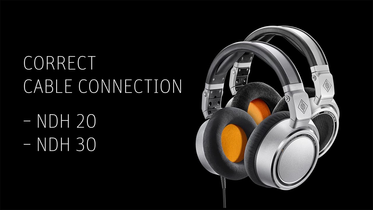 Neumann NDH 30 Open-Back Studio Headphones (Silver) 509111 B&H