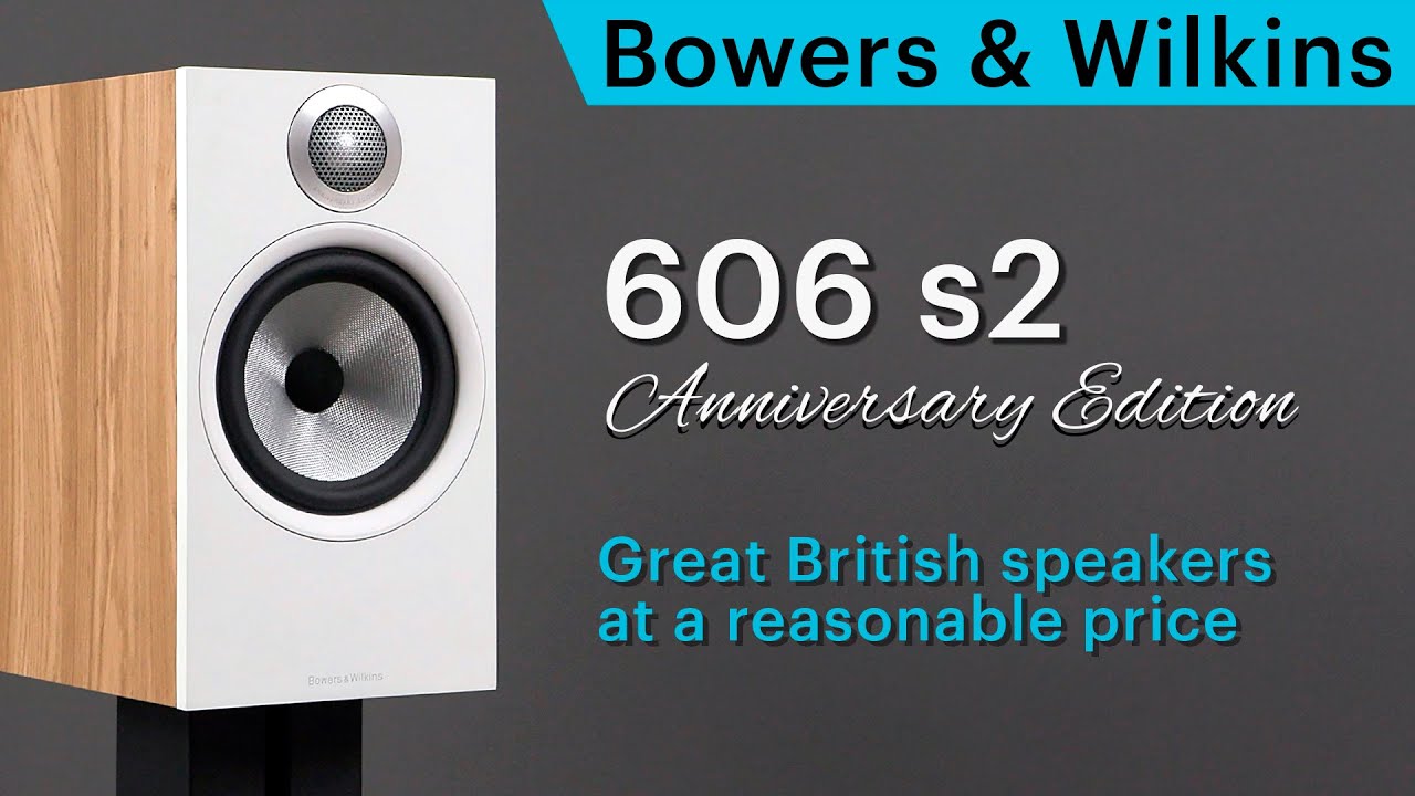B&W 606 s2 AE. Almost perfect British shelf speakers at a
