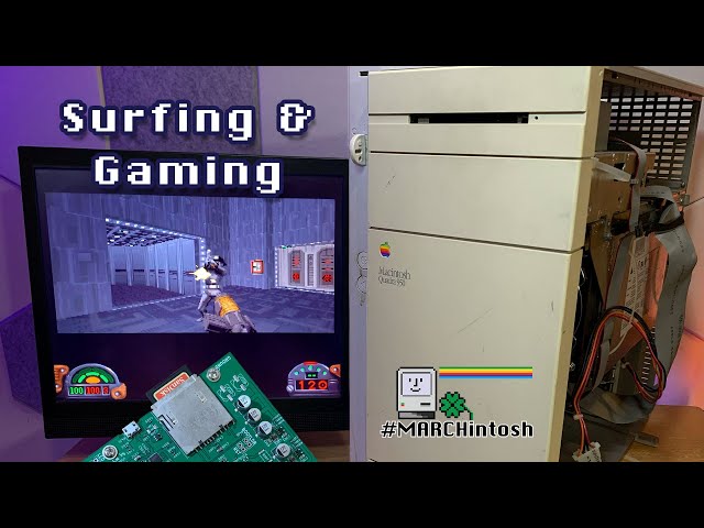 Games, Internet and SCSI2SD on a Macintosh Quadra 950 from 1992